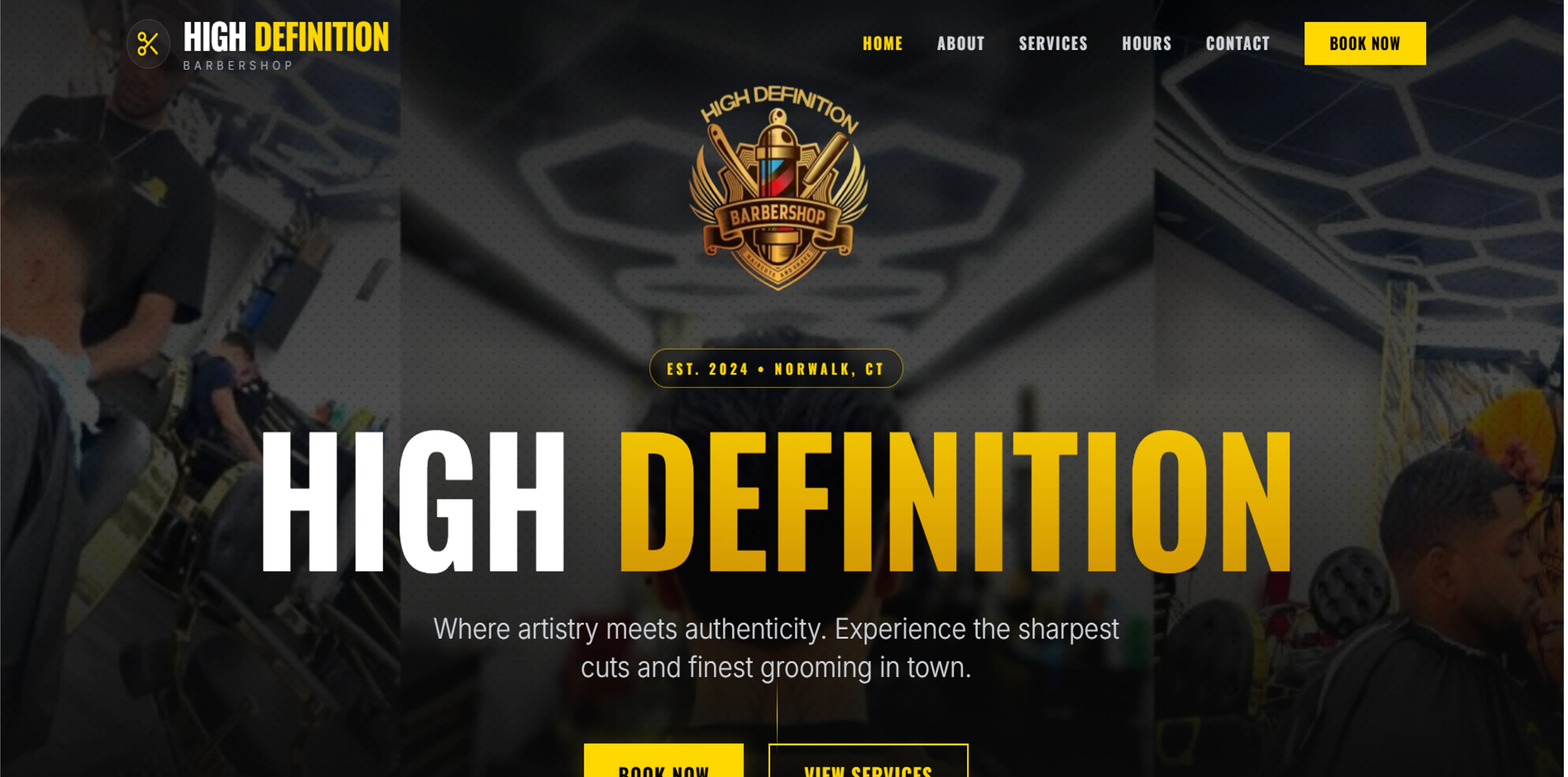 High Definition Barbershop Project Showcase